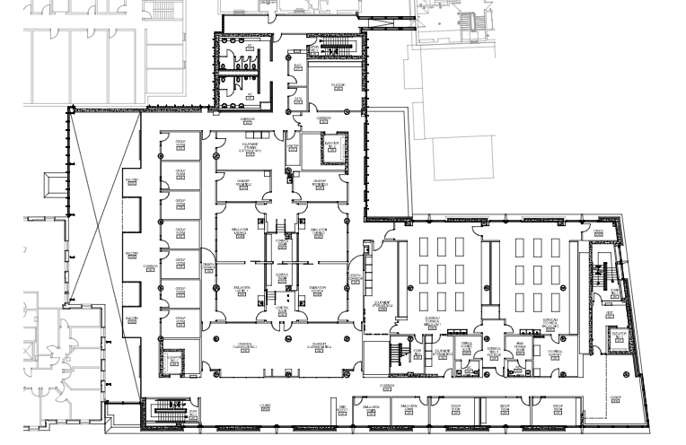 Clinical Simulation Centre Floor Plan 